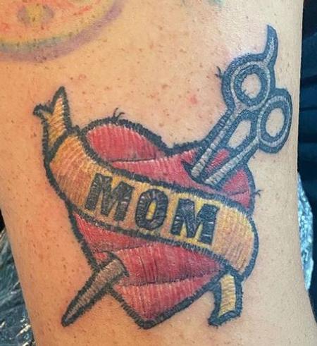 Tattoos - mom stitched patch  - 144590